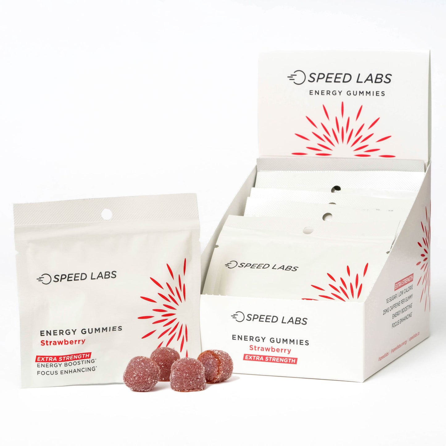 Extra Strength Strawberry Energy Gummies - First Edition