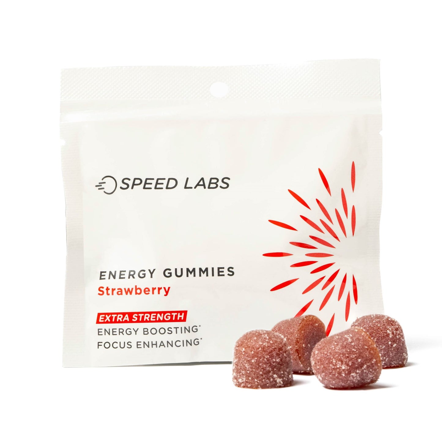 Extra Strength Strawberry Energy Gummies - First Edition