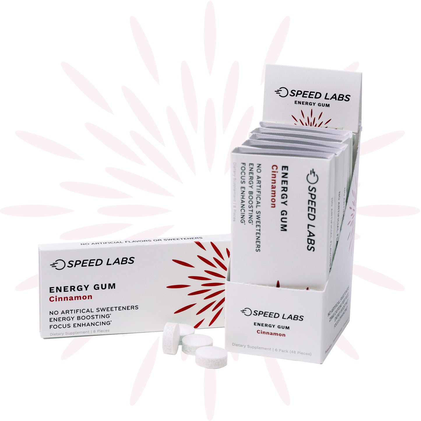 Natural Cinnamon Energy Gum