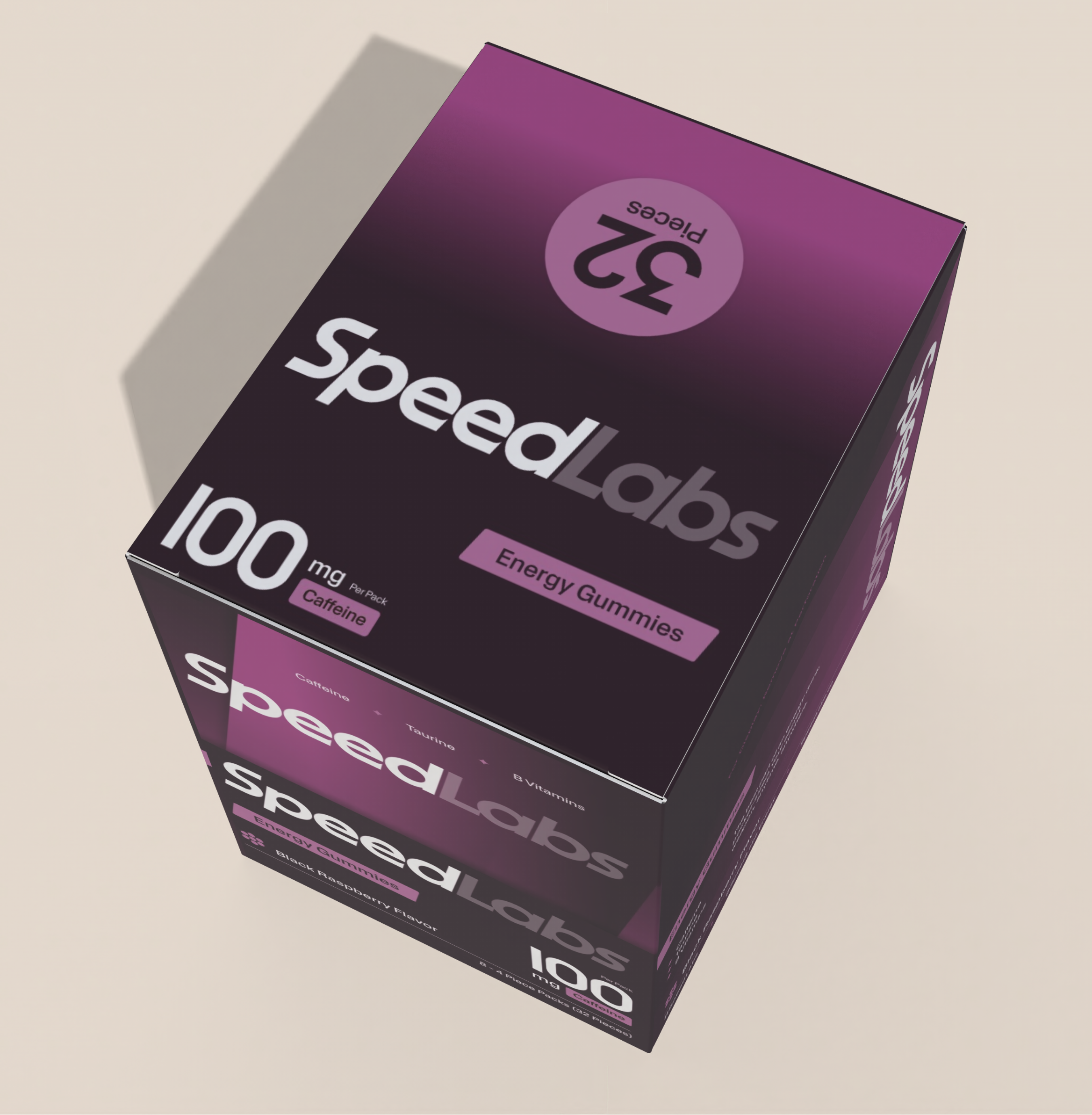 Energy Gummies – Black Raspberry