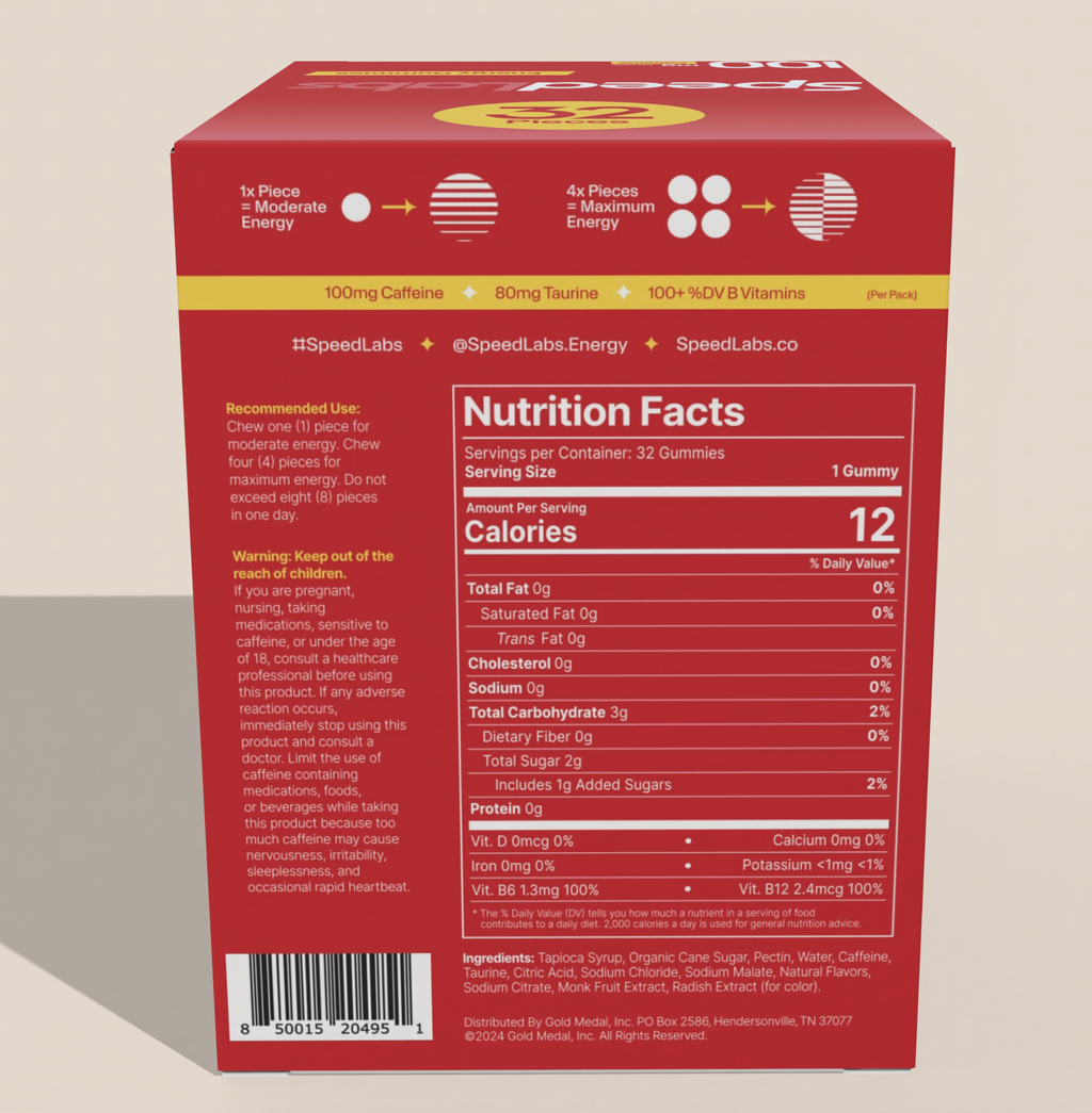 Energy Gummies – Strawberry Lemon