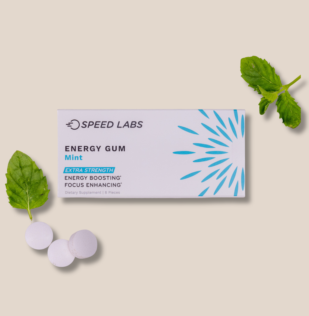 Extra Strength Mint Energy Gum