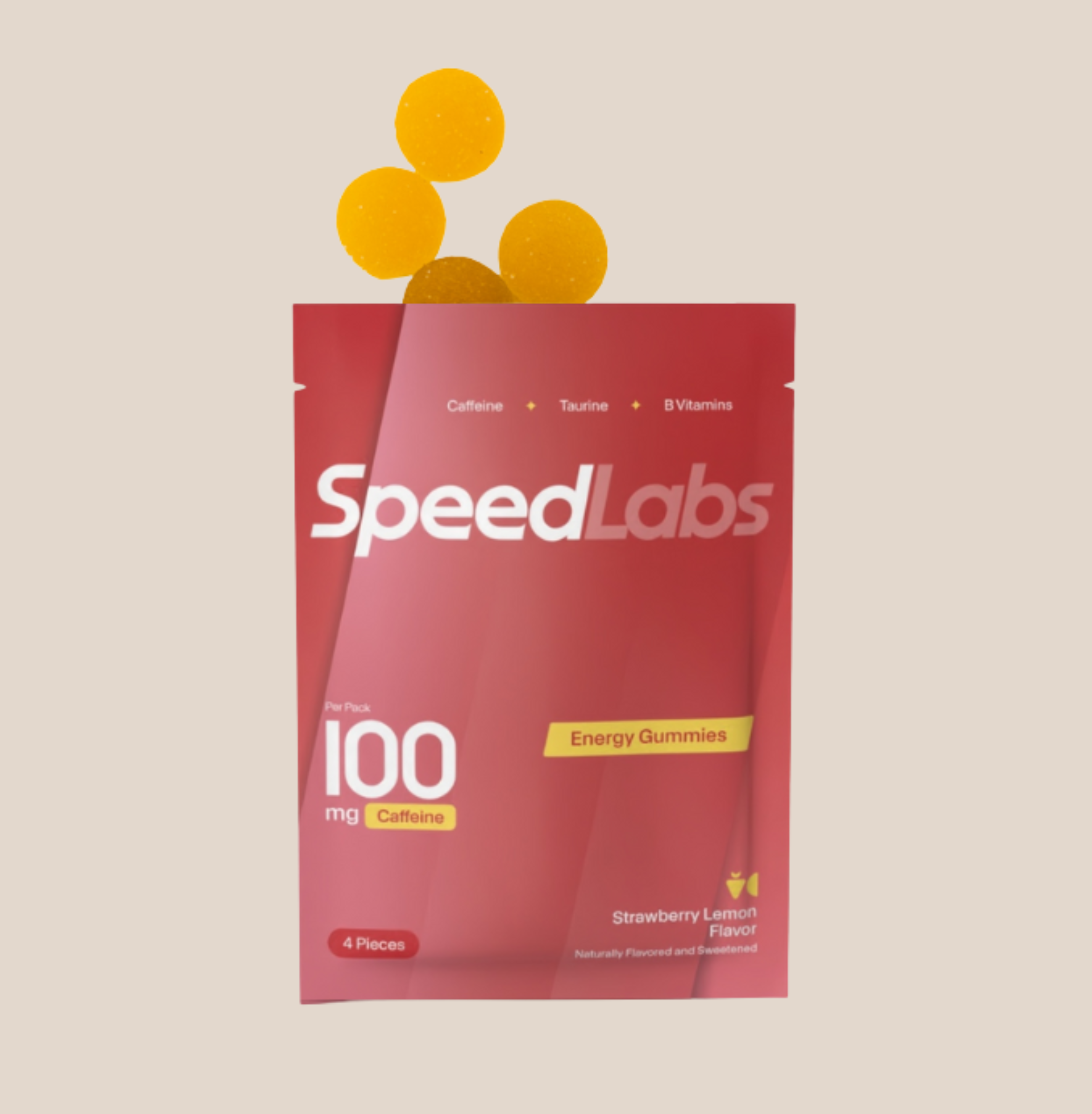 Energy Gummies – Strawberry Lemon