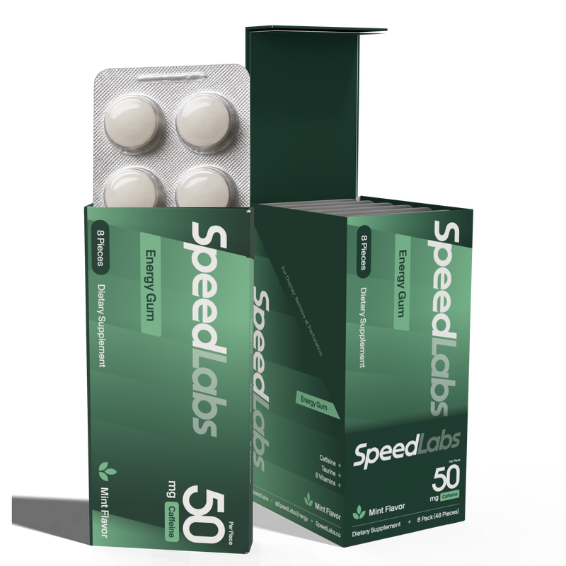 SpeedLabs Mint Energy Gum