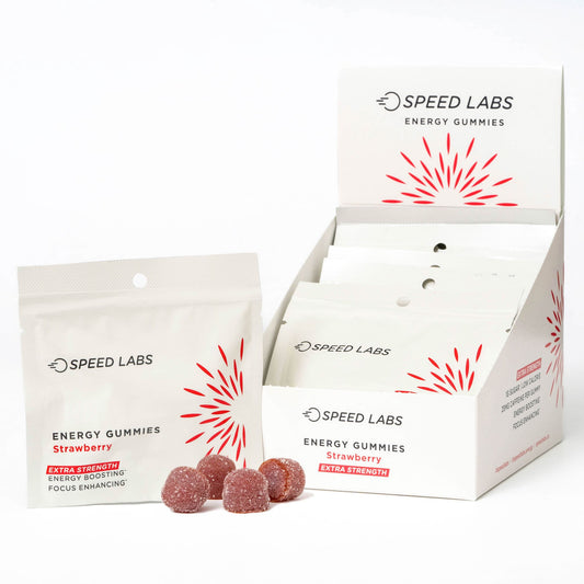 Speed Labs Energy Gummies First Edition - Extra Strength - 50mg Caffeine per piece