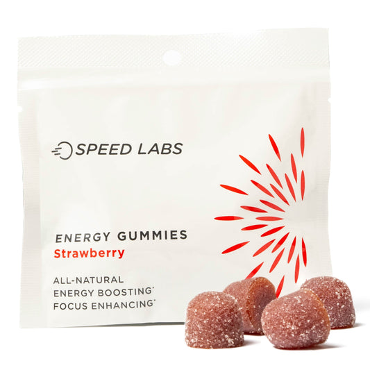 Speed Labs Energy Gummies - Natural - 25mg Caffeine per piece