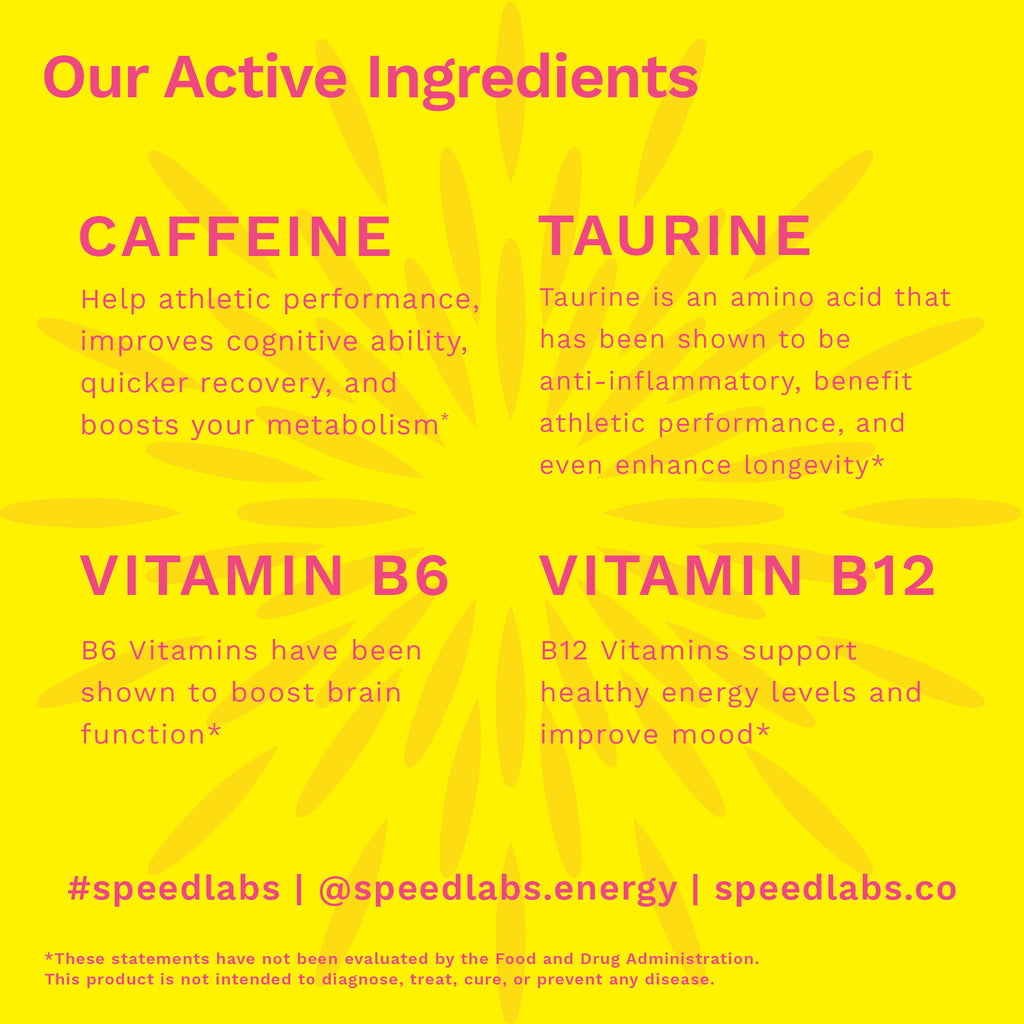 Strawberry Lemon Energy Gummies 4ct Pouches