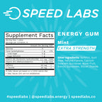 Extra Strength Mint Energy Gum