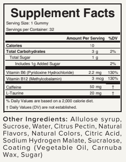 Extra Strength Strawberry Energy Gummies - First Edition